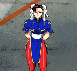 Chun Li Waving Hand GIF