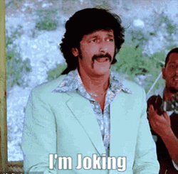 Chunky Panday Just Kidding While Singing GIF