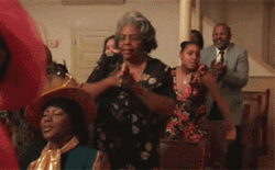 Church Lady Michelle Obama GIF