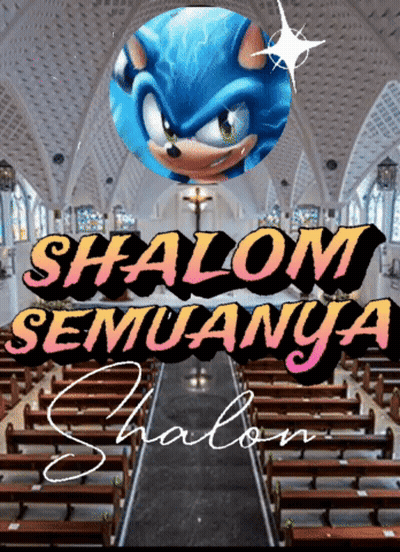 Church With Shalom Semuanya Above GIF