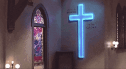 Church Worshipper Jumping In Joy GIF
