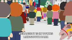 Cia Sniffing Dog South Park GIF