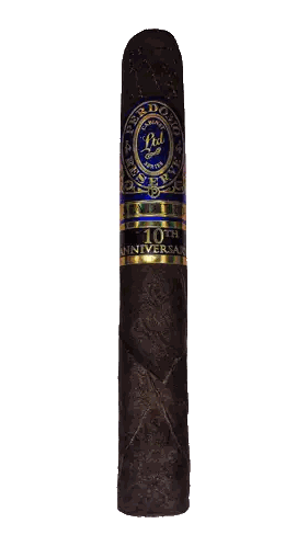 Cigar With 10Th Anniversary Label Sticker