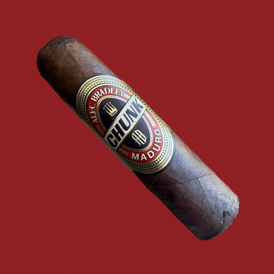 Cigar With Bradley Junk Maduro Label GIF