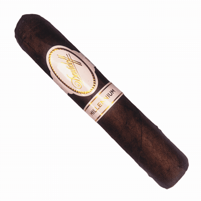 Cigar With Millennium Label GIF