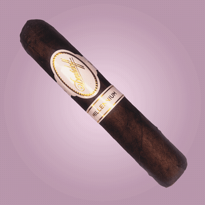 Cigar With Millennium Label GIF