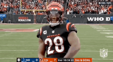 Cincinnati Bengals Joe Mixon Touchdown Dance GIF