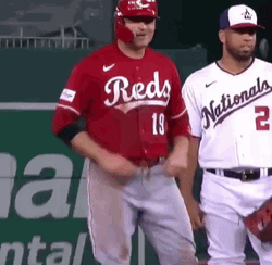 Cincinnati Reds Joey Votto Hip Thrust GIF