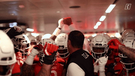 Cincinnati University Huddle GIF