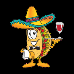 Cinco De Mayo Waiter Taco Sticker