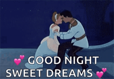 Cinderella And Prince Charming Kissing On Boat GIF