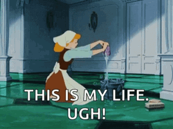 Cinderella Finish Her Laundry GIF