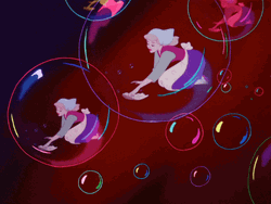 Cinderella Inside Bubbles Cleaning GIF