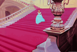 Cinderella Running Downstairs