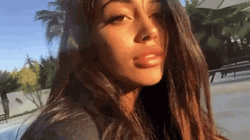 Cindy Kimberly Golden Hours Selfie GIF
