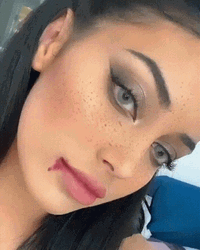 Cindy Kimberly Halloween Make Up GIF