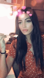 Cindy Kimberly Pretty Girl Eating  GIF