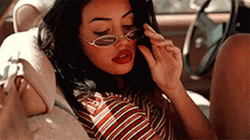 Cindy Kimberly Red Lips Shades GIF