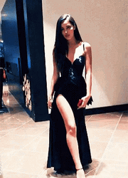 Cindy Kimberly Strut Walking Night Dress GIF