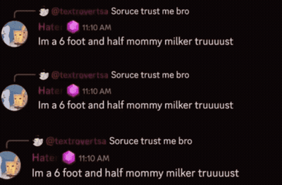 Circle Of Fire Saying I'm A 6 Foot And Half Mommy Milker Truuuust GIF