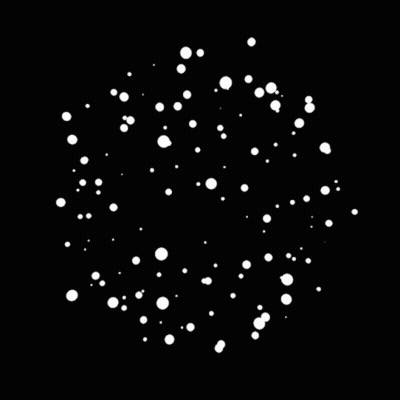 Circle Of White Circles On Black GIF