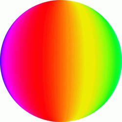 Circle Plate Of Flashing Colors GIF