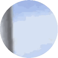 Circle With Blue Sky Sticker