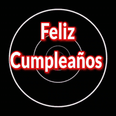Circle With Feliz Cumpleanos Lysol Familia Bms GIF