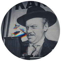Citizen Kane Glitch Art GIF