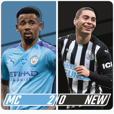City And Newcastle Soccer Players GIF