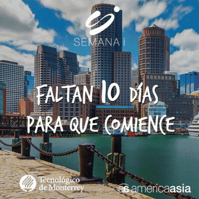 City Skyline Poster Faltan 10 Dias Para Que Comience GIF