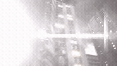 City Skyline With Light GIF
