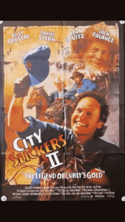City Slickers II Movie Poster Billy Crystal Daniel Stern GIF