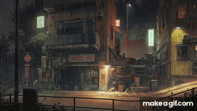 City Street Scene GIF