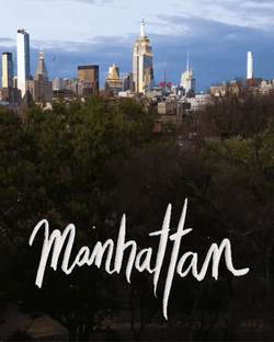 Cityscape Manhattan Aerial View GIF