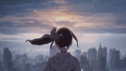 Cityscape Weathering With You Anime GIF