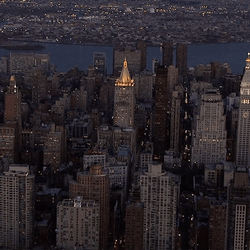 Cityscape When Sun Goes Down GIF