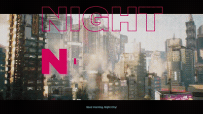 Cityscape With Night N GIF