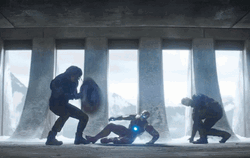 Civil War Three Men Fighting GIF