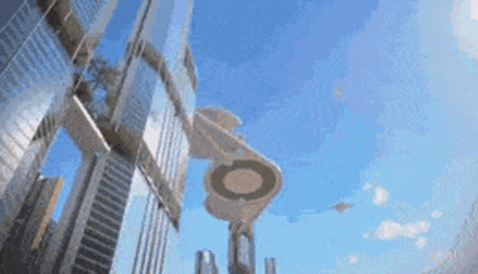 Civilization Beyond Earth Buildings And Air Cars GIF