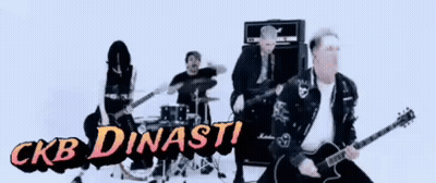 CKB Dinasti Playing Guitars And Drums GIF