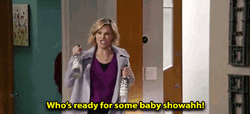 Claire Dunphy Baby Shower GIF