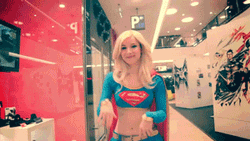 Clap Supergirl Malling GIF