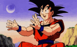 Clapping Goku Dragon Ball Z GIF