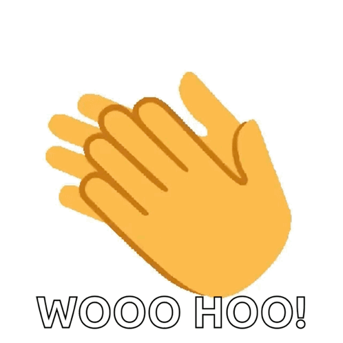 Clapping Hands Wooo Hoo GIF