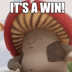 Clapping Mush-Mush It's A Win GIF