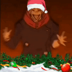 Clapping Sukuna Itadori Christmas Meme GIF