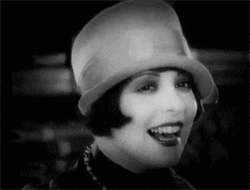 Clara Bow Being Amazed GIF