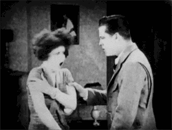 Clara Bow Punching A Man GIF