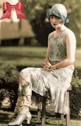 Clara Bow Staring GIF